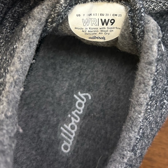 Allbirds Merino wool Running Sneakers tennis shoes gray women’s size 9 - Picture 3 of 10